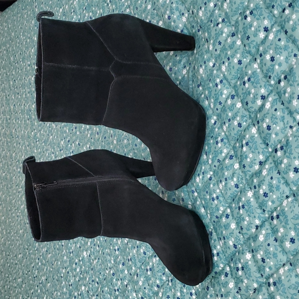 H&M Black Suede Boots
